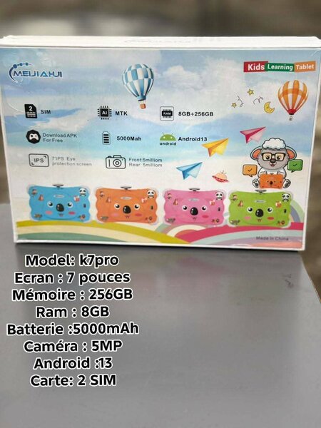 Tablette Éducative Enfant K7Pro