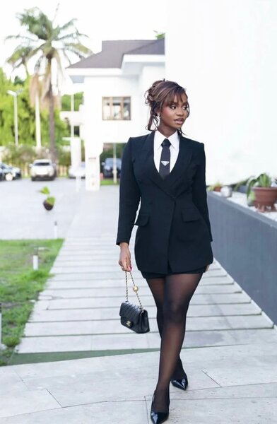 Collants noirs opaques élégants