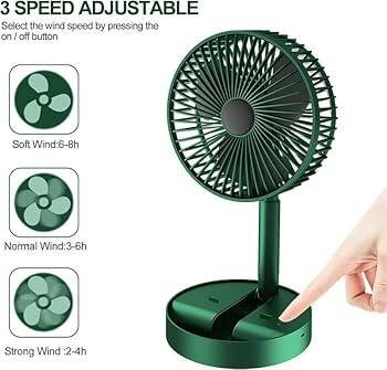 Portable Mini Rechargeable Desktop Fan