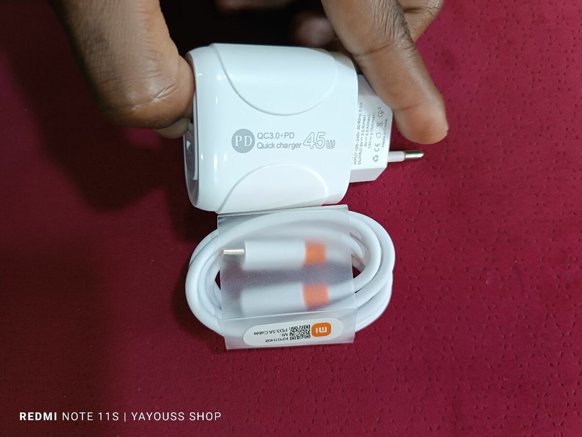 Chargeur original ocean'3 45W