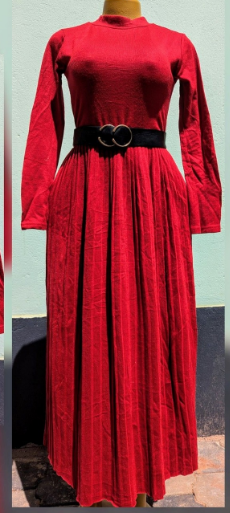 red dress, size M