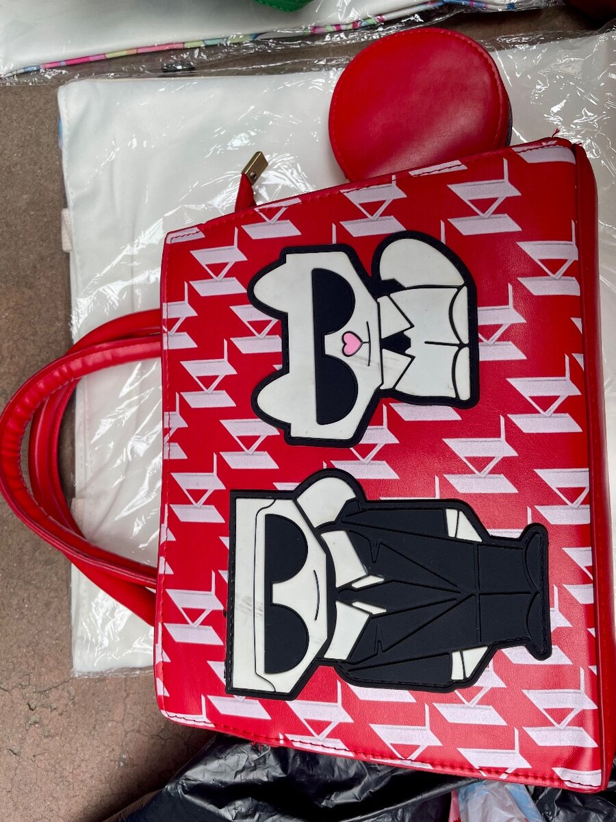 Sac à main tendance rouge