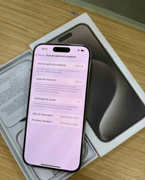 Smartphone dernière génération