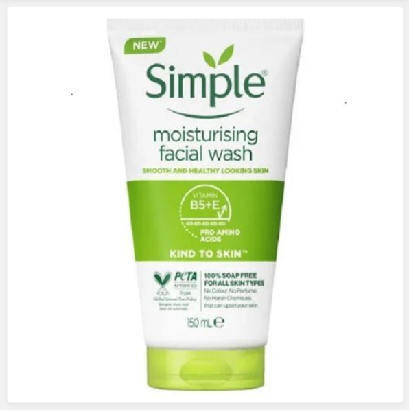 Simple Moisturing Facial Wash