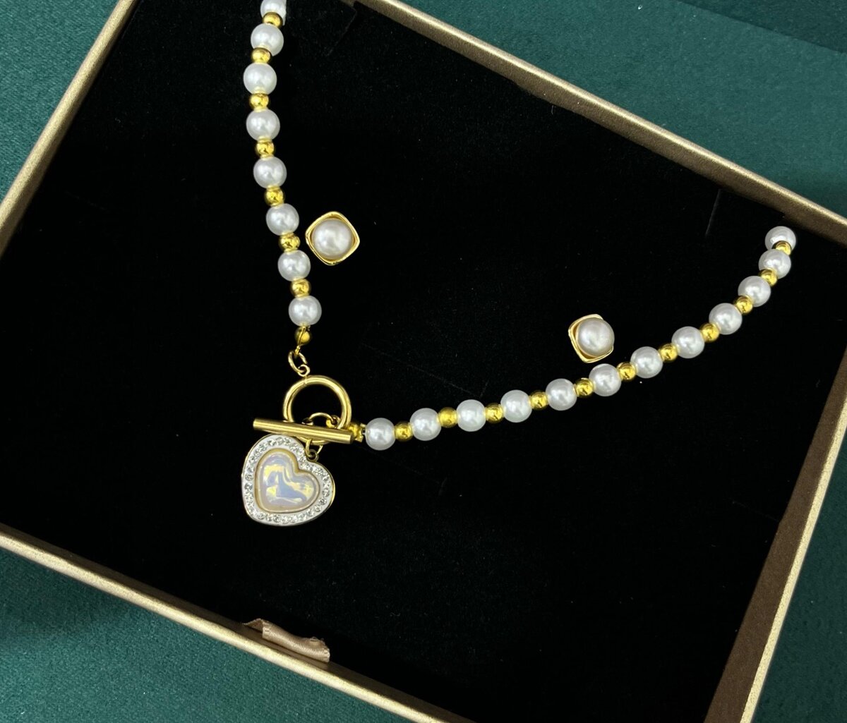 Necklaces and earrings