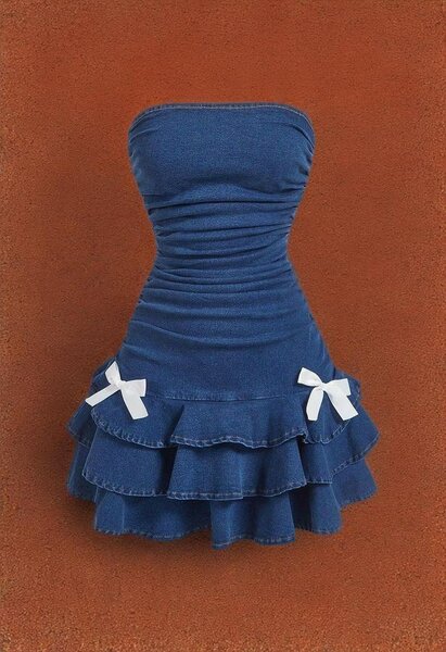 Robe en jean élégante