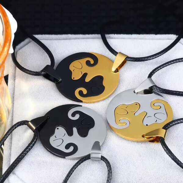 Collier Ying Yang Couple