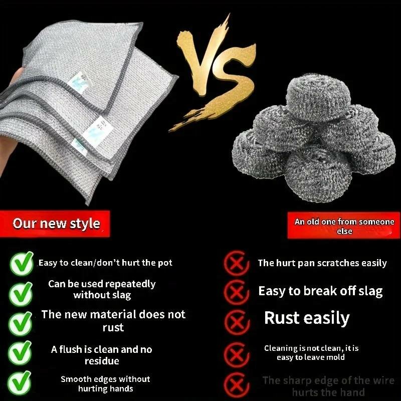 Pack Of 10 Dish Washing Cleaning Cloth