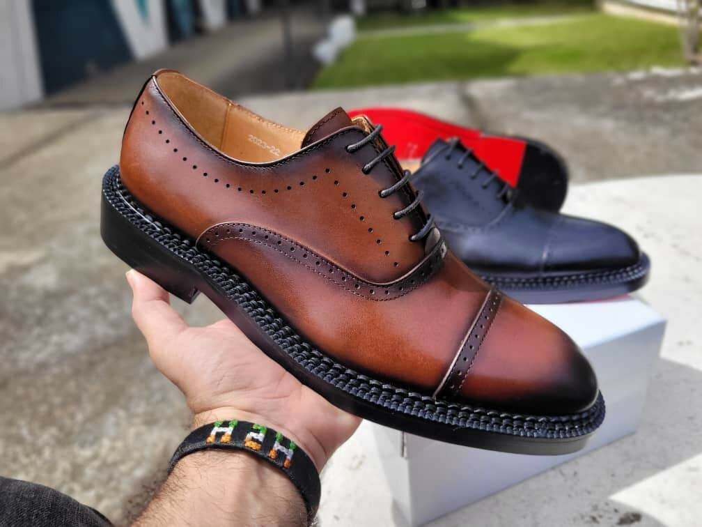 Chaussures Derby en Cuir Élégantes
