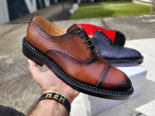Chaussures Derby en Cuir Élégantes