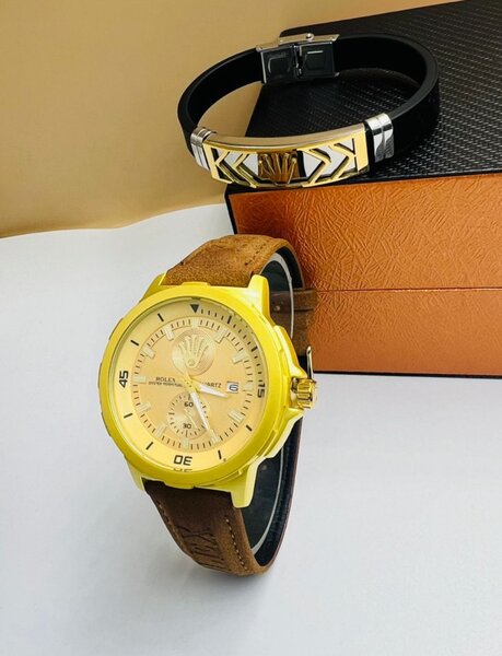 Montre de Luxe + Bracelet offert