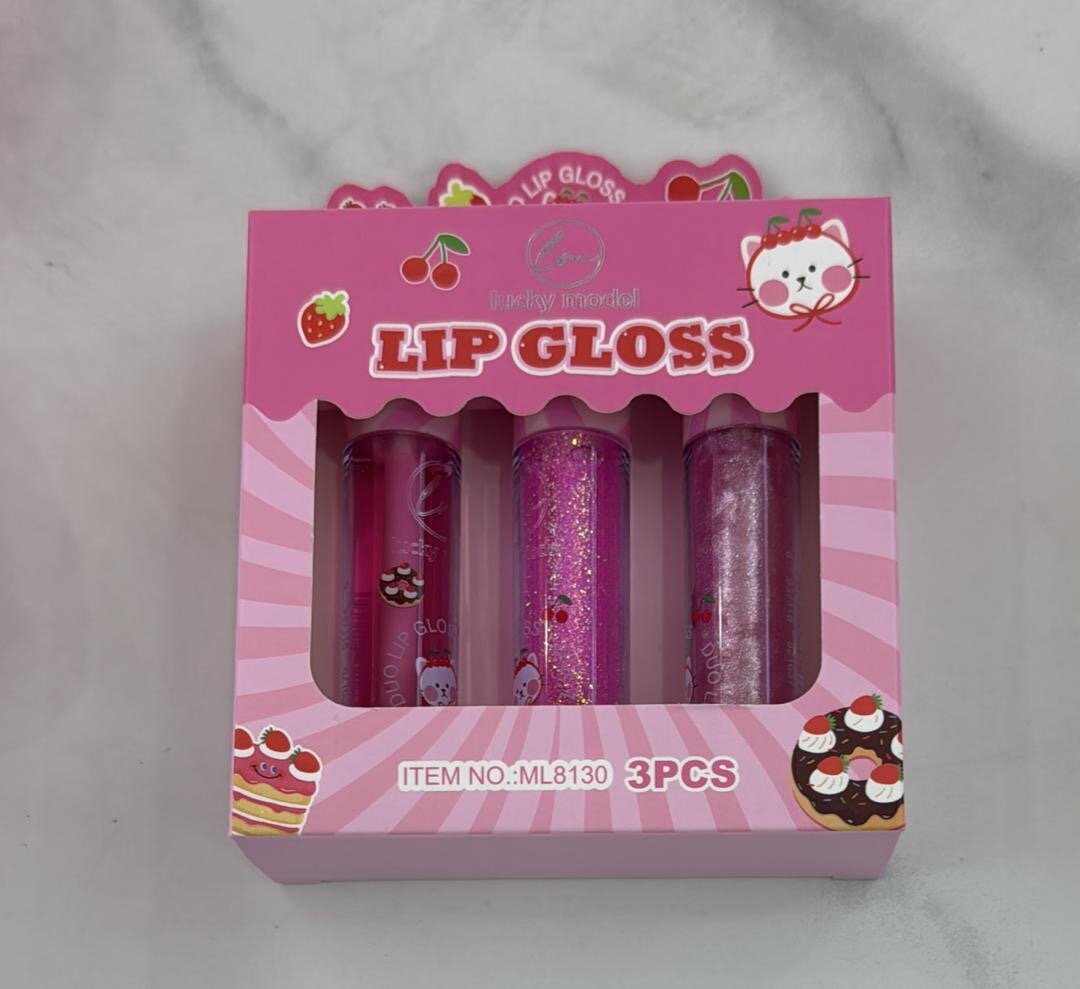 Lip Gloss 3pcs pour enfants