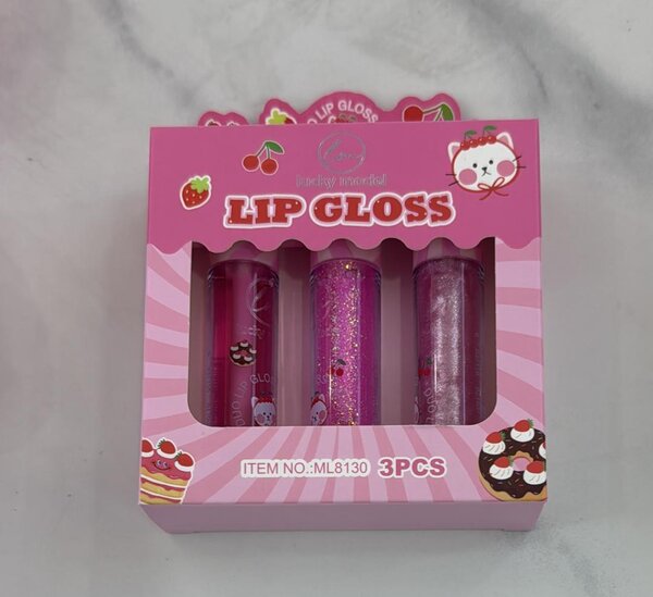 Lip Gloss 3pcs pour enfants