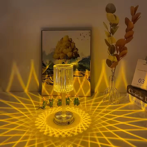 Lampe de Table Cristal LED
