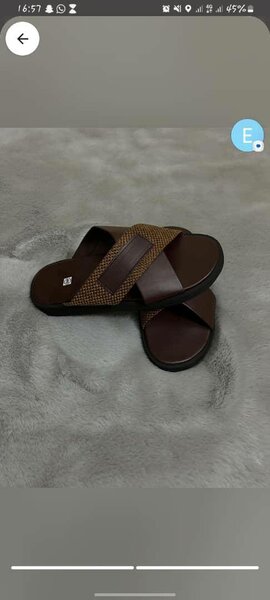 Sandales en cuir tressé