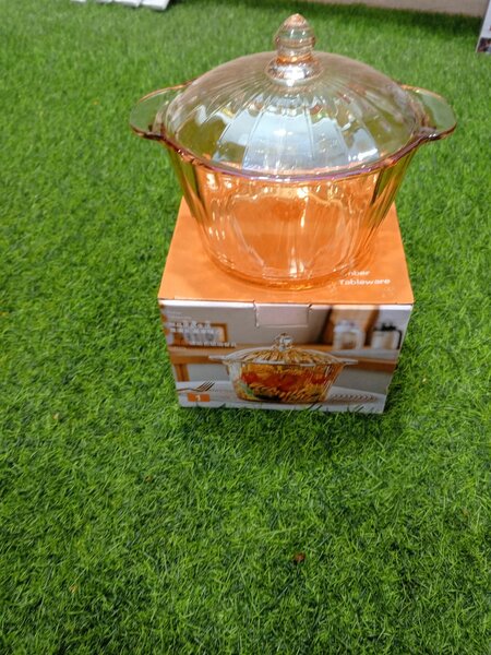 Glass  soup pot