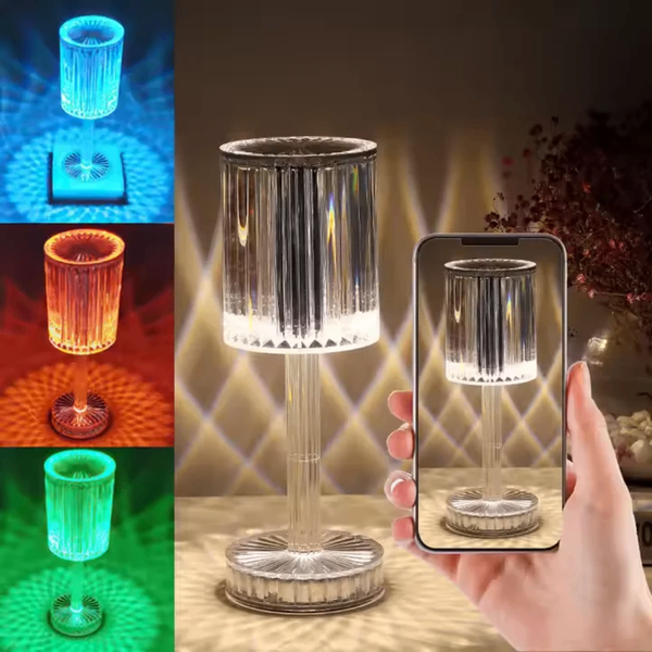 Lampe de Table Cristal LED