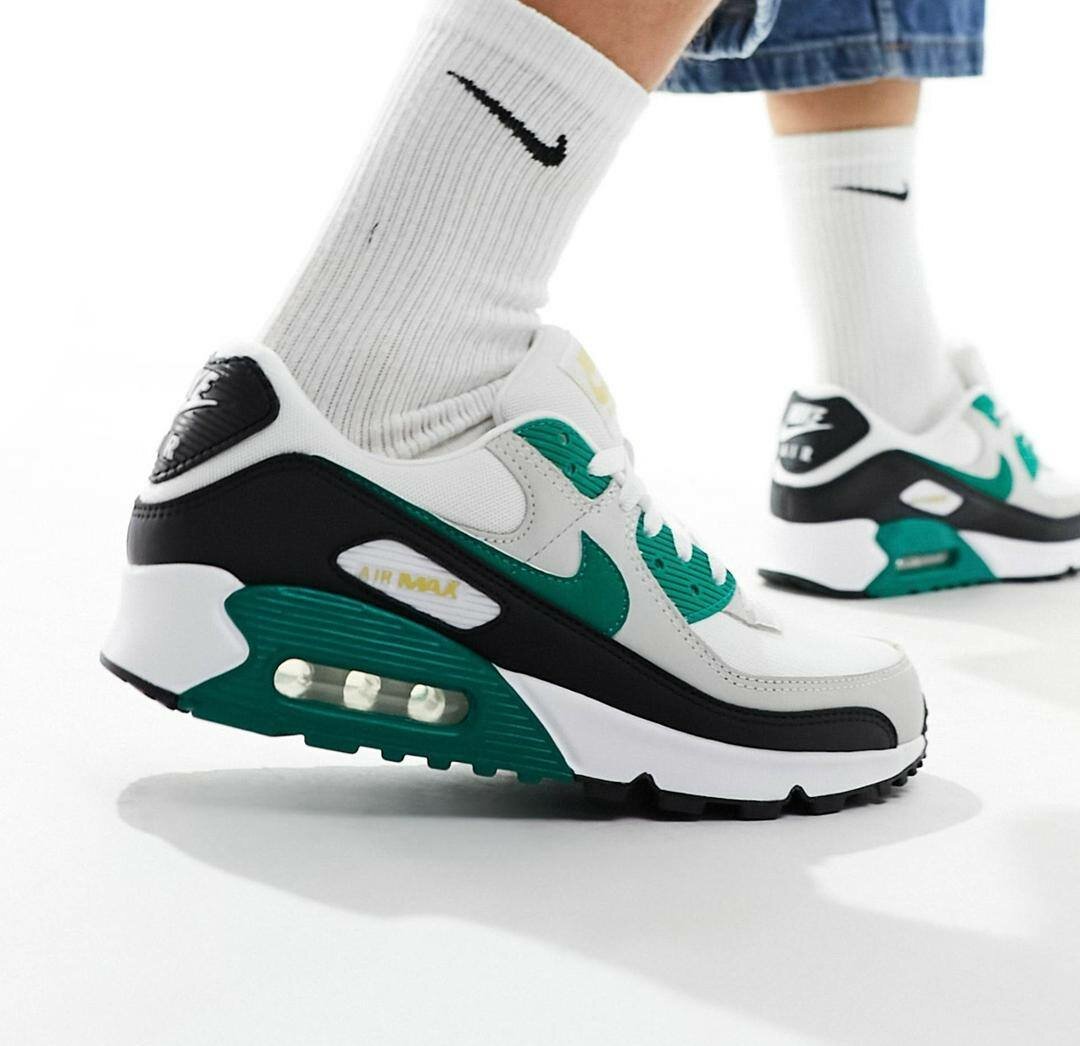 Baskets Air Max 90 vertes