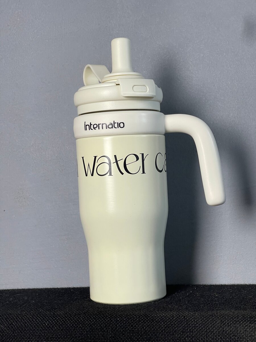 Bouteille Thermos avec Paille