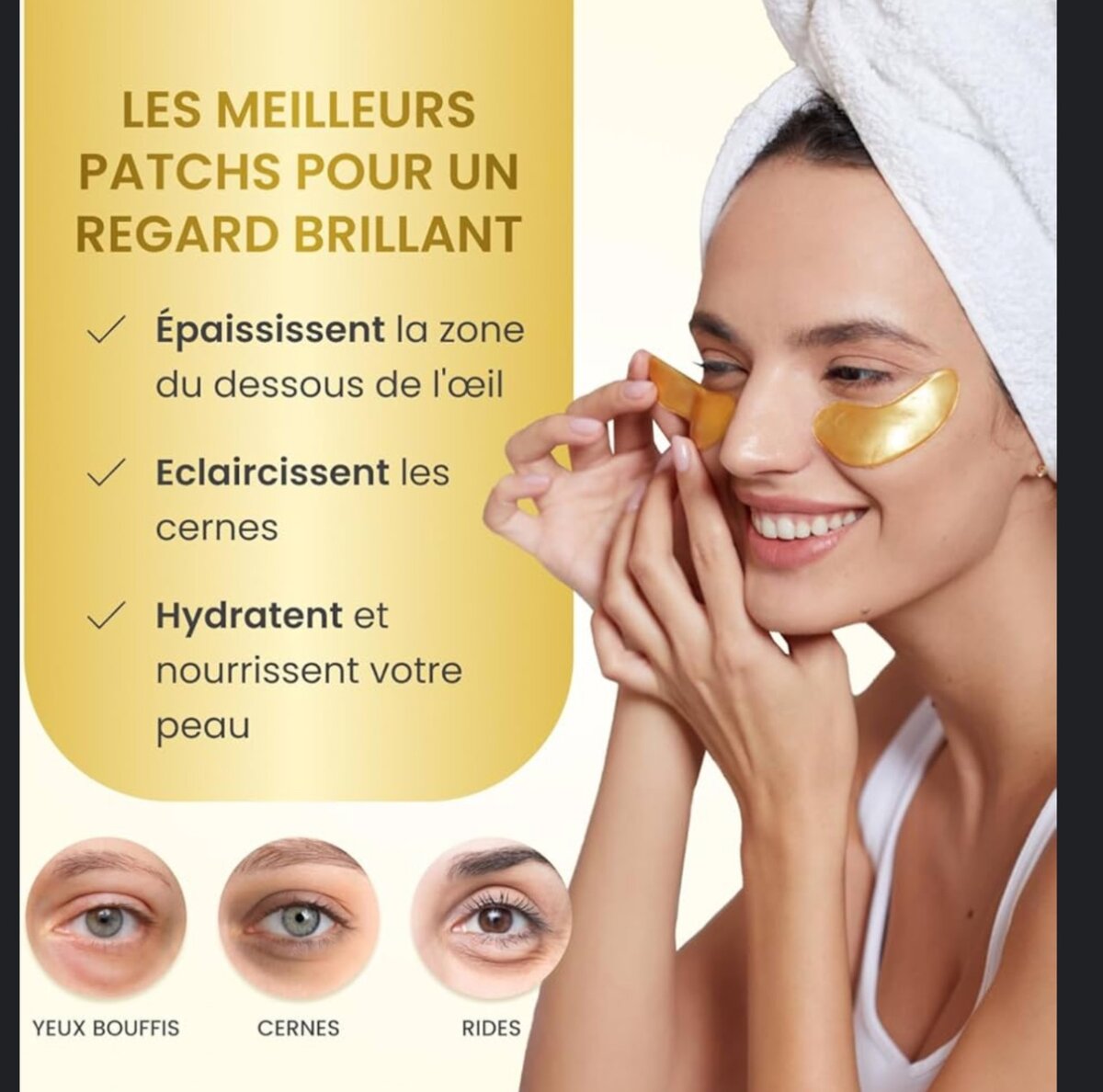 Patchs Yeux Collagène Q10