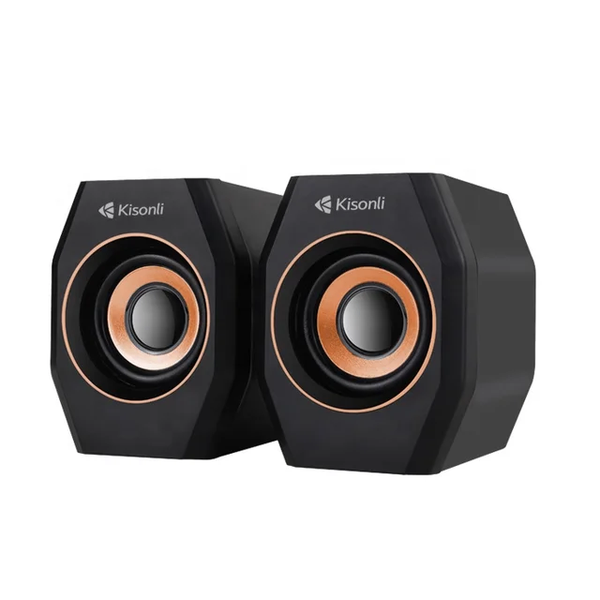 Kisonli A-101S High-Quality USB Speakers for PC - Premium