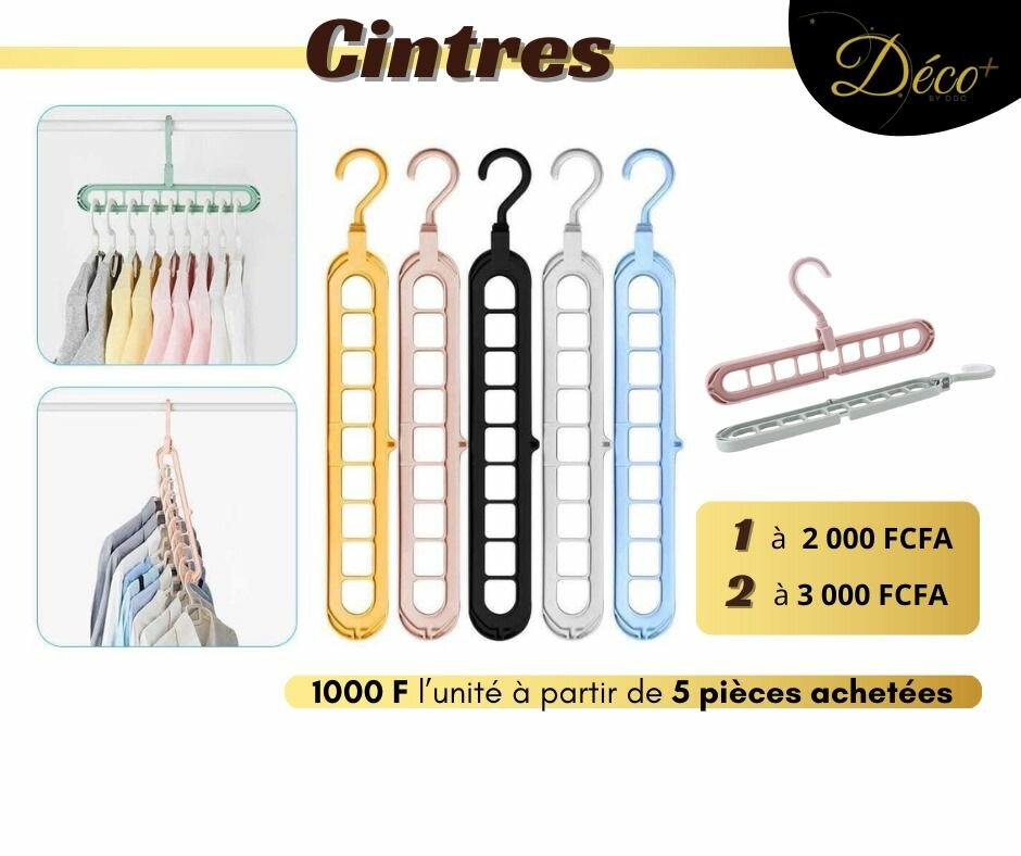 Cintre en plastique