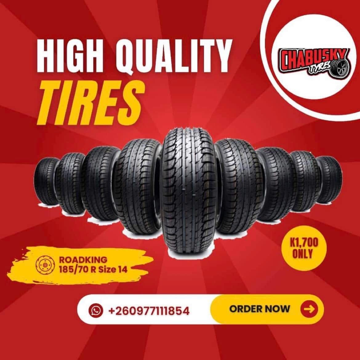 All tyre sizes available