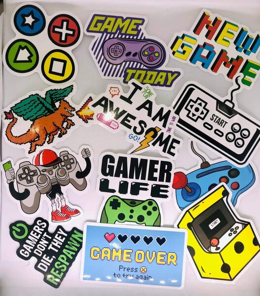 Tech Themed Vinyl Stickers