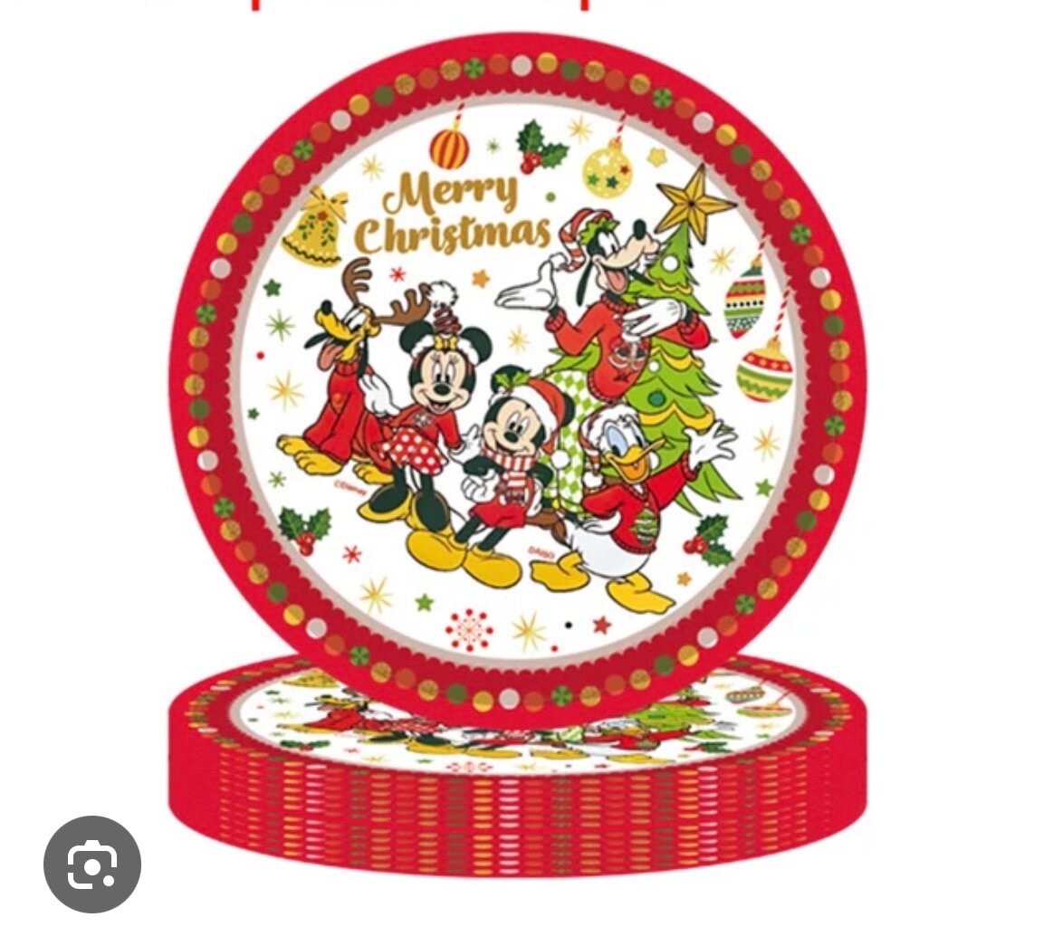 Assiettes en papier dessin animé