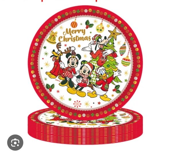 Assiettes en papier dessin animé