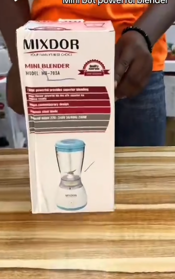 Mixdor mini blender. 