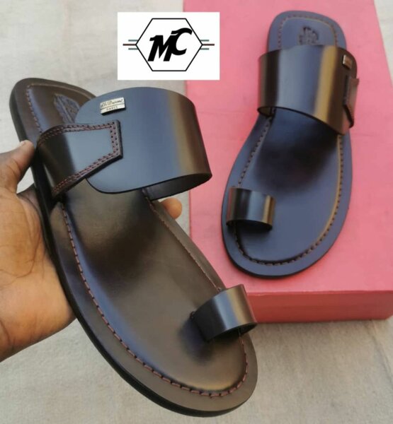 Sandales pour hommes en cuir