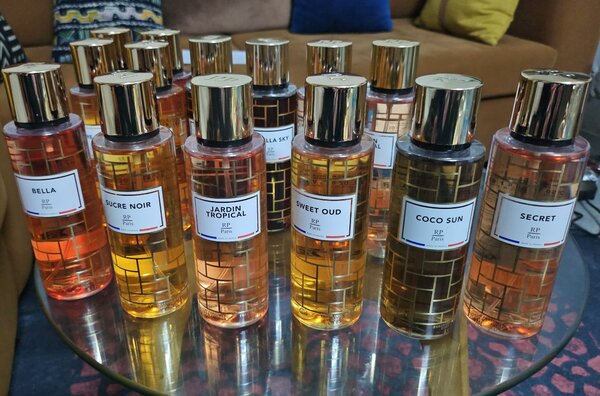 Parfums cheveux et corps femme