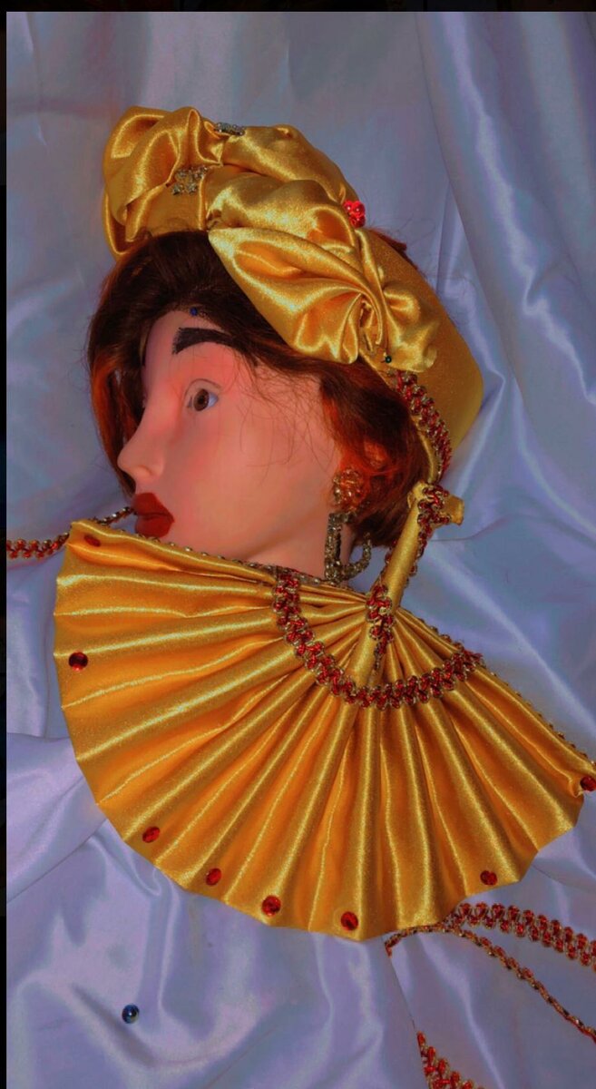 Coiffé chapeau dame & éventail