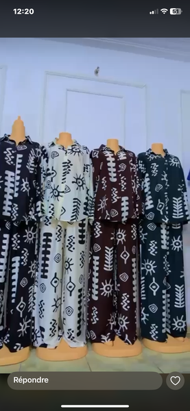 Ensemble chic imprimé femme