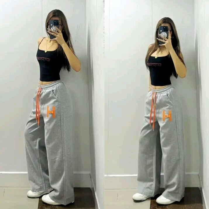 Pantalons larges confortables