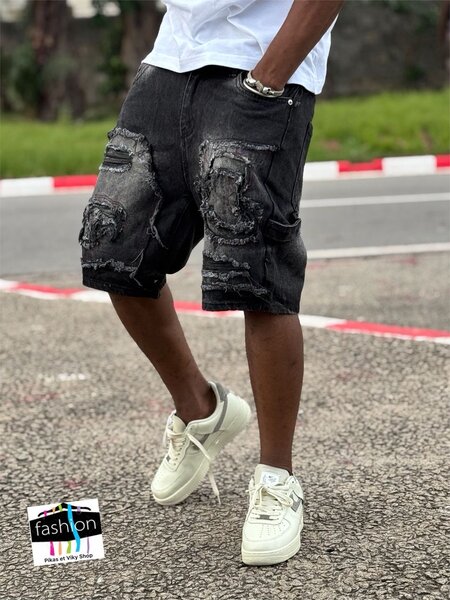 Shorts en jean déchirés