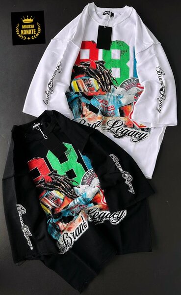 T-shirt graphique unisexe branché