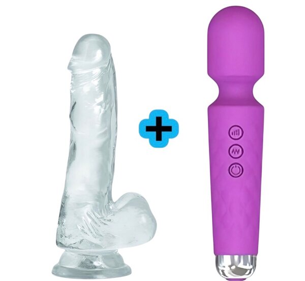 Double Fun Set: Vibromasseur et Dildo