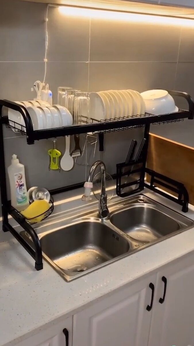 Égouttoir à vaisselle réglable