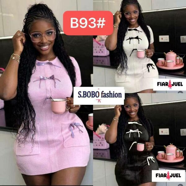 Robe chic avec nœuds