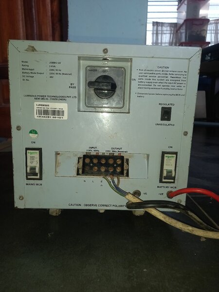 Luminous inverter jumbo gx 3kva sine wave ups