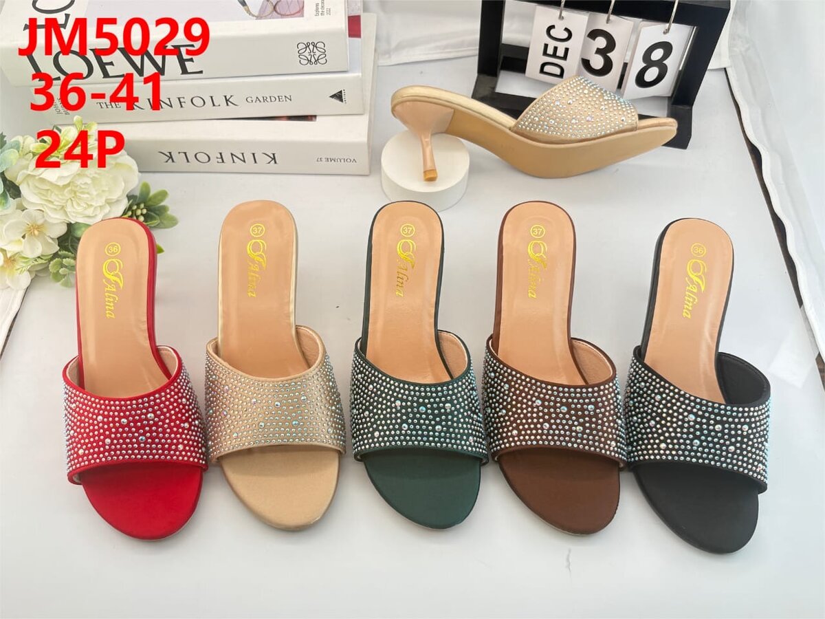 Sandales à talons strass femme