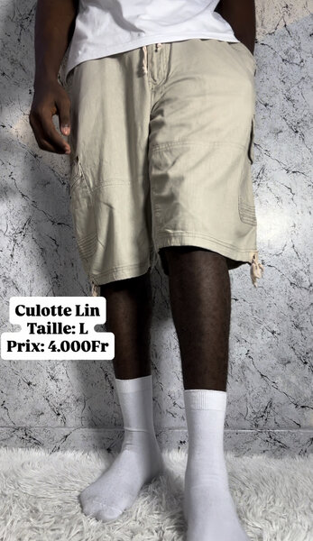 Shorts en lin pour homme