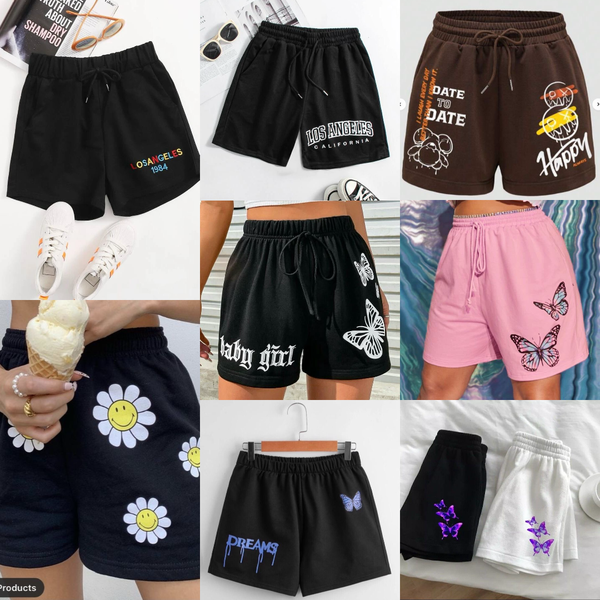 Shorts décontractés imprimés