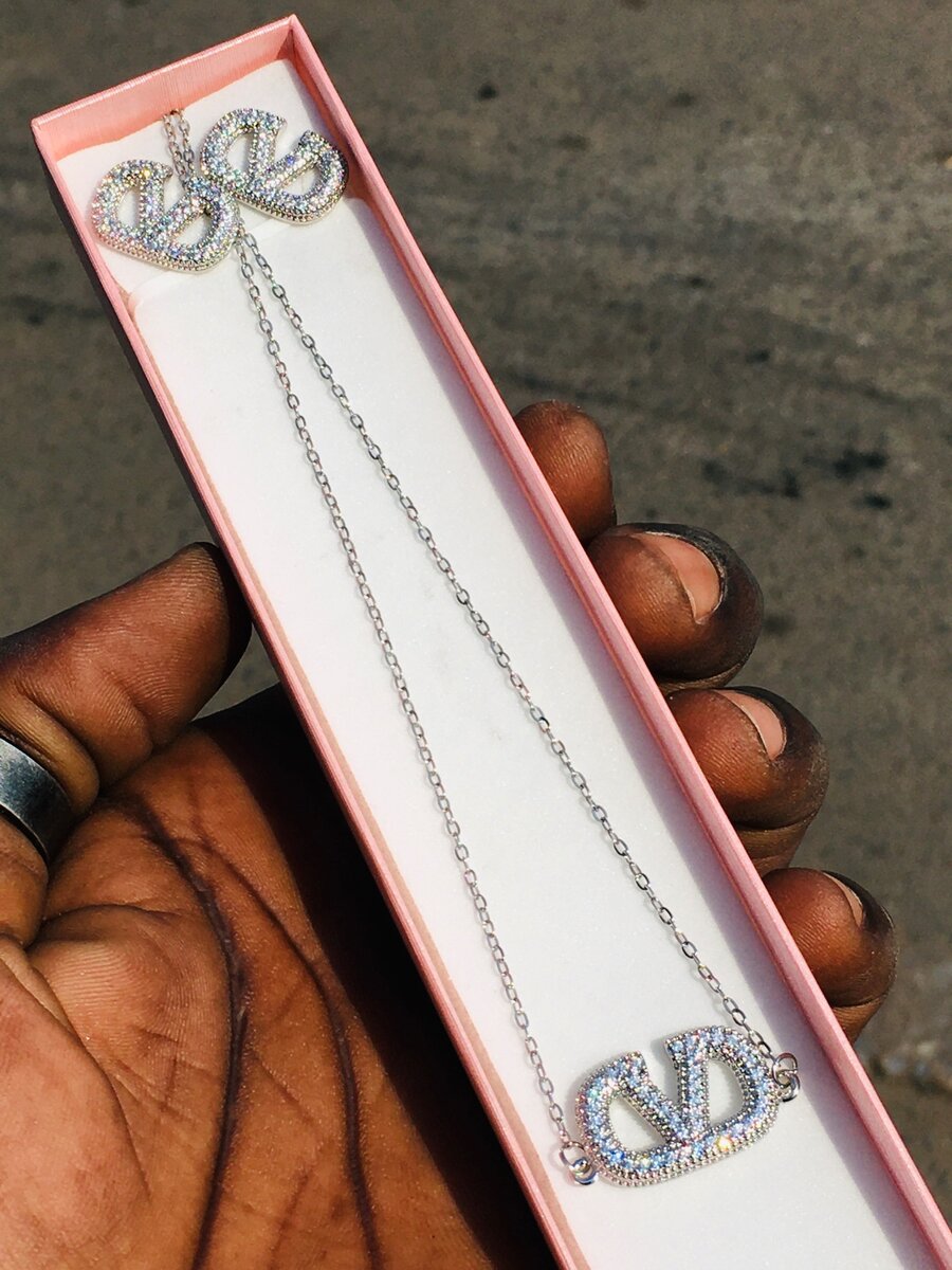 Valentino Necklace and earrings