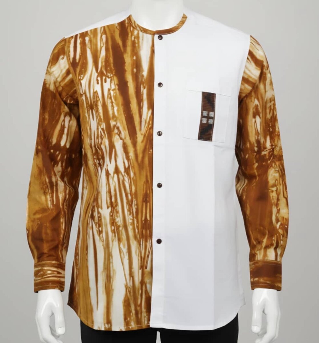 Chemise Homme Bicolore Élégante