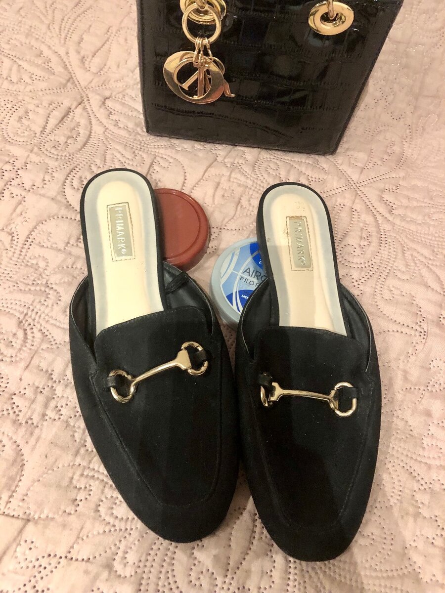 Black Primark Half Loafers