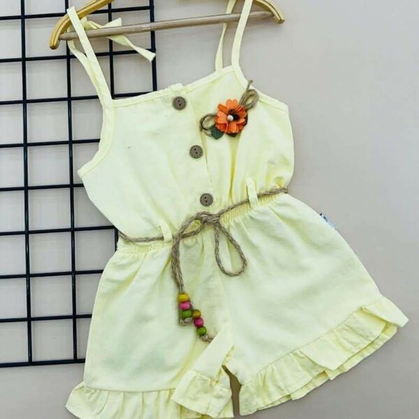 Combinaison Enfant Été Jaune