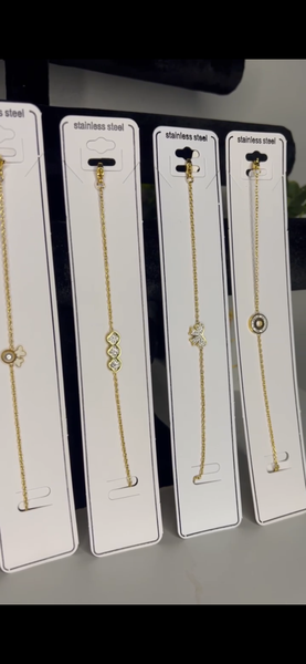 Bracelets en acier inoxydable élégants